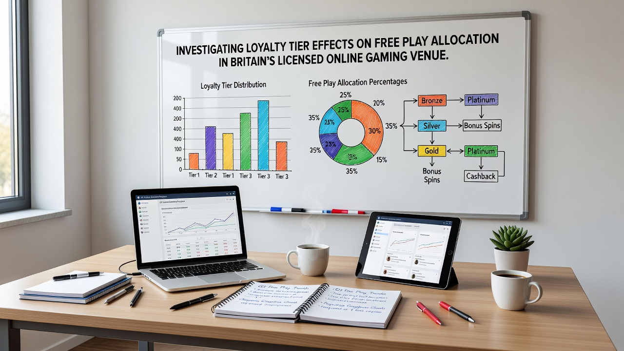 Chart showing tier-based free play allocation trends across UK licensed gaming venues